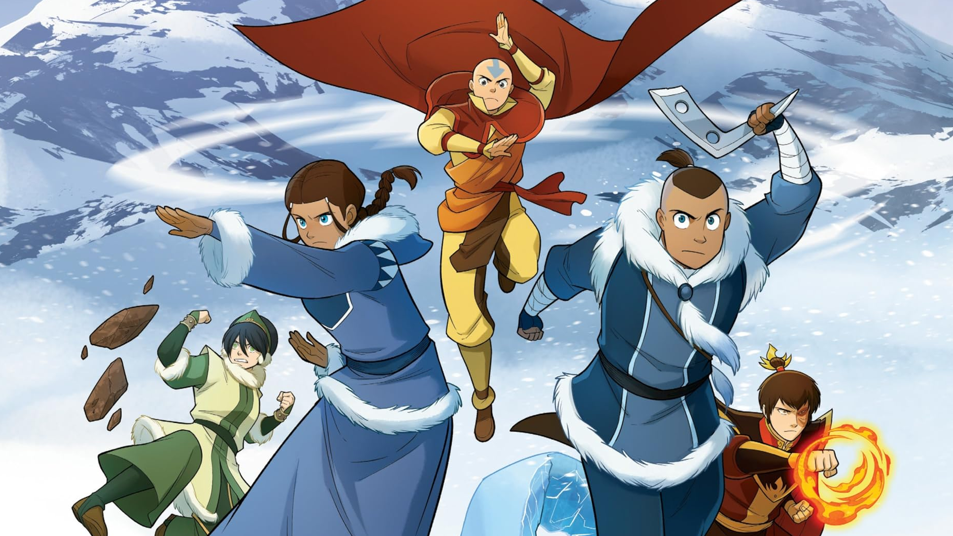 Histórias em quadrinhos A Lenda de Aang